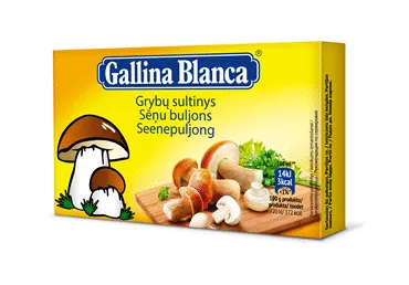 Sēņu buljons GALLINA BLANCA 8x10g