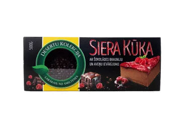 Siera kūka braunijs avenes SMILTENE 500g