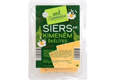 Siers ar ķimenēm CESVAINES PIENS šķēlēs 150g