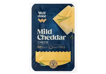 Siers Čedaras WELL DONE šķēlēs 52% 150g