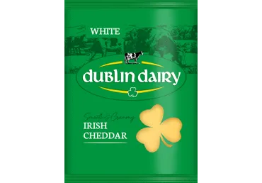 Siers CHEDDAR DUBLIN baltais šķēlēs 150g