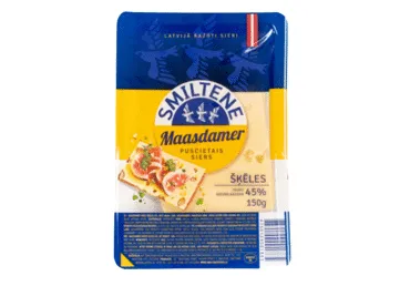 Siers SMILTENE Maasdamer šķēles 150g