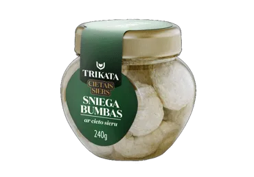 Siers Sniega bumbas ar cieto sieru TRIKATA240g
