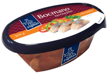 Siļķu fileja BOCMANO ar papriku 300g