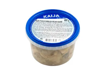Siļķu filejas gabaliņi marinādē mājas gaumē KAIJA 480g