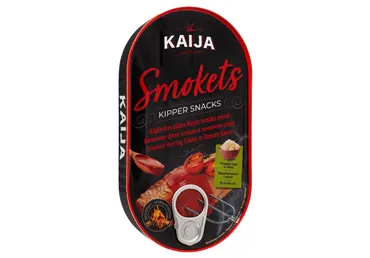 Siļķu filejas kūpinātas tomātu mērcē KAIJA EO 170g