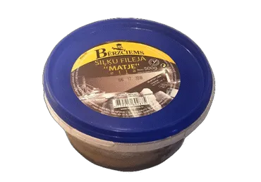 Siļķu filejas MATJE eļļā BĒRZCIEMS 500g