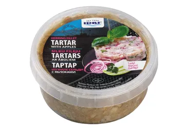 Siļķu filejas tartars ar āboliem IRBE 180g