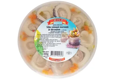 Siļķu rolmopši ar dārzeņiem 300g