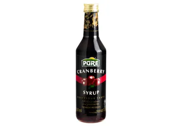 Sīrups dzērieniem PŪRE dzērveņu 350ml D