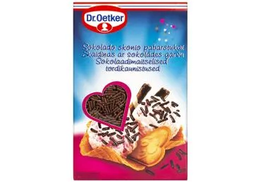 Skaidiņas ar šokol. garšu DR.OETKER 80g