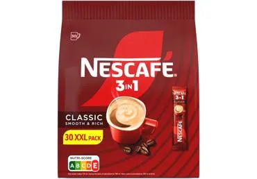 Šķīstošā kafija NESCAFE 3in1 CLASSIC 30x16,5g