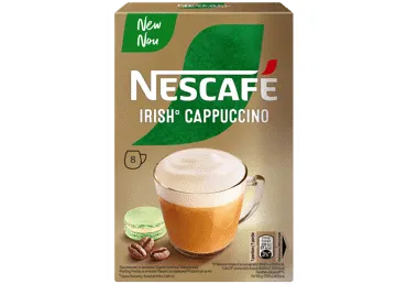 Šķīstošās kafijas dzēriens NESCAFE Cappuccino Irish 8x14g