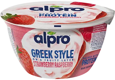 Sojas deserts ALPRO zemeņu-aveņu 150g