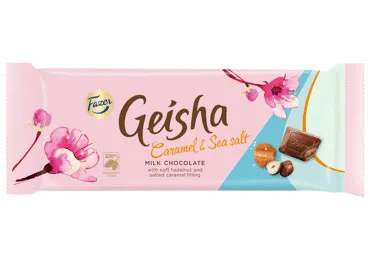 Šok. tāfel. Geisha karam.jūras sāls 100g
