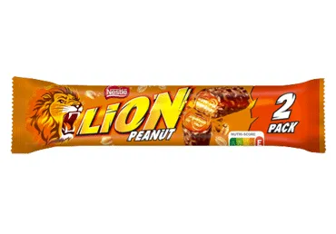 Šok.batoniņš LION Peanut 2paka 62g