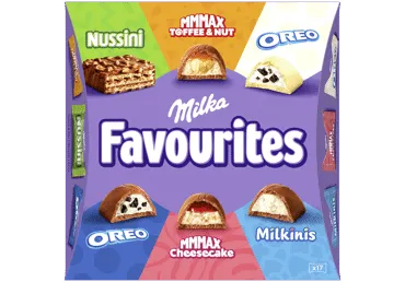 Šok.konf.asorti Favourites MILKA 158g