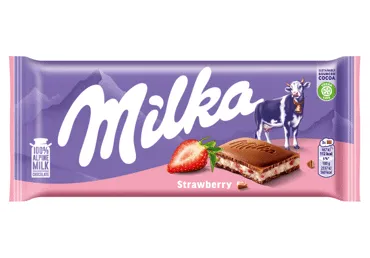 Šok.MILKA Strawberry Yogh.ar pild.100g