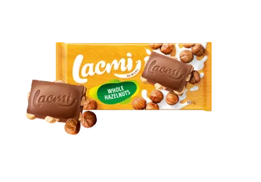 Šokolāde ar vesel.lazd.riekst. LACMI 90g