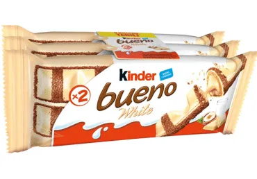 Šokolādes batoniņš White Bueno KINDER 3x39g