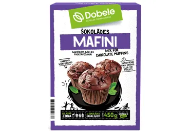 Šokolādes mafini DOBELE 450gr