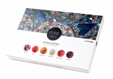 Šokolādes trifeļu kolekcija PURE CHOCOLATE 32 Rotas 265g