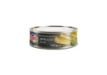 Šprotes eļļā OCEAN 160g