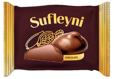 Suflē konfektes ar šokolādes garšu Sufleyni sver.