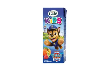 Sulas dzēriens CIDO PawPatrol persiku-zemeņu 0,2L