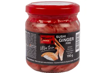 Suši ingvers rozā JAPANESE CHOICE 190g