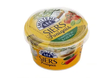 Svaigais siers SMILTENE ar tomātiem un baziliku 200g