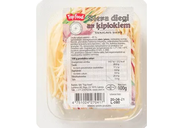 Svaigs siers SIERA DIEGI ar ķiplokiem 100g
