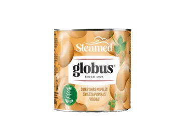 Sviesta pupiņas tvaicētas GLOBUS 326g