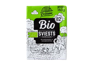 Sviests CESVAINE BIO 82% 165g