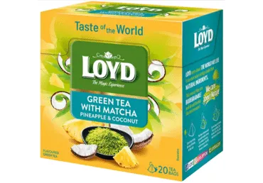 Tēja LOYD Matcha ananasu-kokosr. 20x1,5g