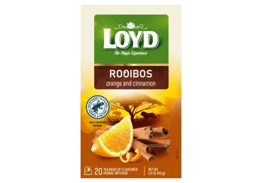 Tēja LOYD ROOIBOS apels., kanēlis 20x2g