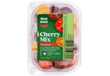 Tomāti ķiršu mix WELL DONE 250g