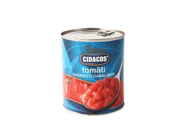 Tomāti sagriezti gabaliņos CIDACOS 820g