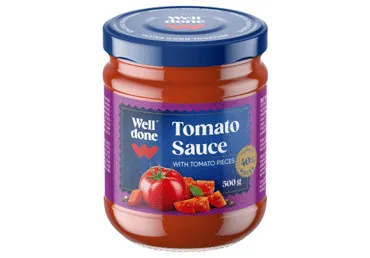 Tom.mērce ar tomātu gab.WELL DONE 500g
