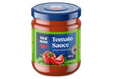 Tom.mērce bez konservant.WELL DONE 480g