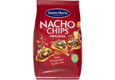 Tortiļu čipsi NACHO SANTA MARIA 185g