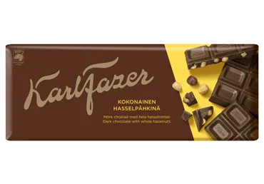 T.šokol.FAZER ar ves.lazdu riekst. 200g