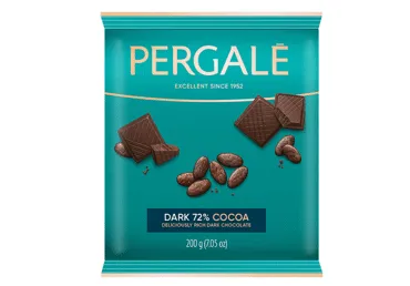 Tumšā šokolāde PERGALE 72% 200g