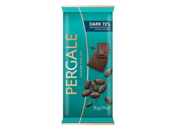 Tumšā šokolāde PERGALE 72% 85g