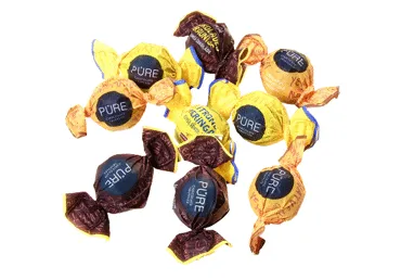 Tumšās šokolādes Trifeles asorti PURE CHOCOLATE sver.