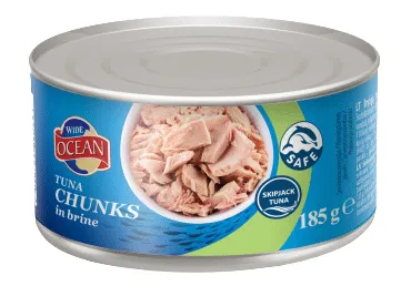 Tunzivs gabaliņi savā sulā OCEAN 185g
