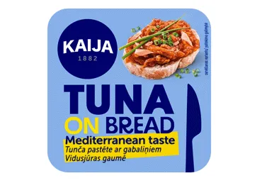 Tunzivs pastēte Vidusjūras gaumē KAIJA 125g