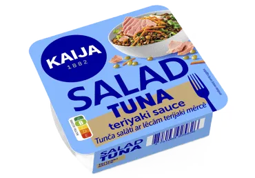 Tunzivs salāti ar lēcām terijaki mērcē KAIJA 160g 