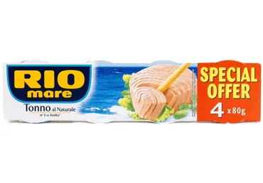 Tunzivs savā sulā 3+1 RIO MARE 320g