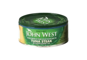 Tunzivs steiks eļļā JOHN WEST 160g